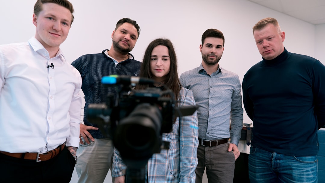 Professional team in a modern office environment